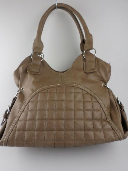 Sehr schöne Damen Handtasche in Dunkelbeige